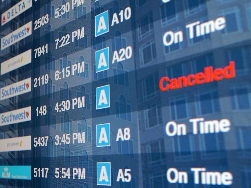 Ariana Airline Bookings Cancelled